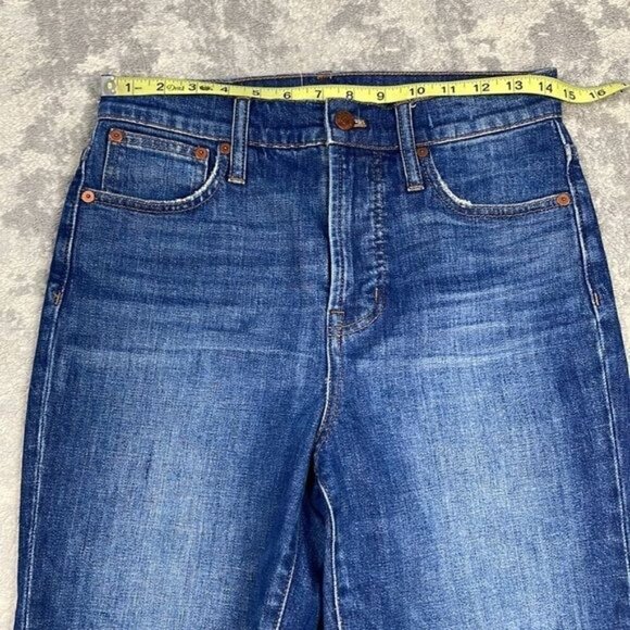 Madewell The Perfect Vintage Crop Jean Bellbrook Wash Comfort Stretch Edition 26 - Picture 9 of 14